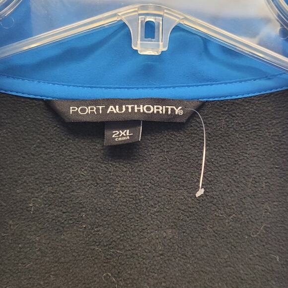 Hand Printed Upcycled Mens 2XL Pine Cone Polyester Long Sleeve Full Zip Jacket - Picture 5 of 5